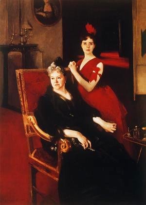 Sargent - Mrs. Edward Burckhardt and her Daughter Louise