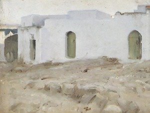 Sargent - Moorish Buildings on a Cloudy Day