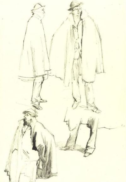 Studies For Venetian Street Scene