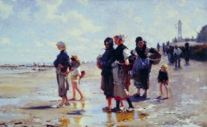 Oyster Gatherers Of Cancale