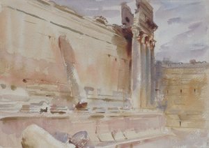 Temple of Bacchus Baalbek 1906